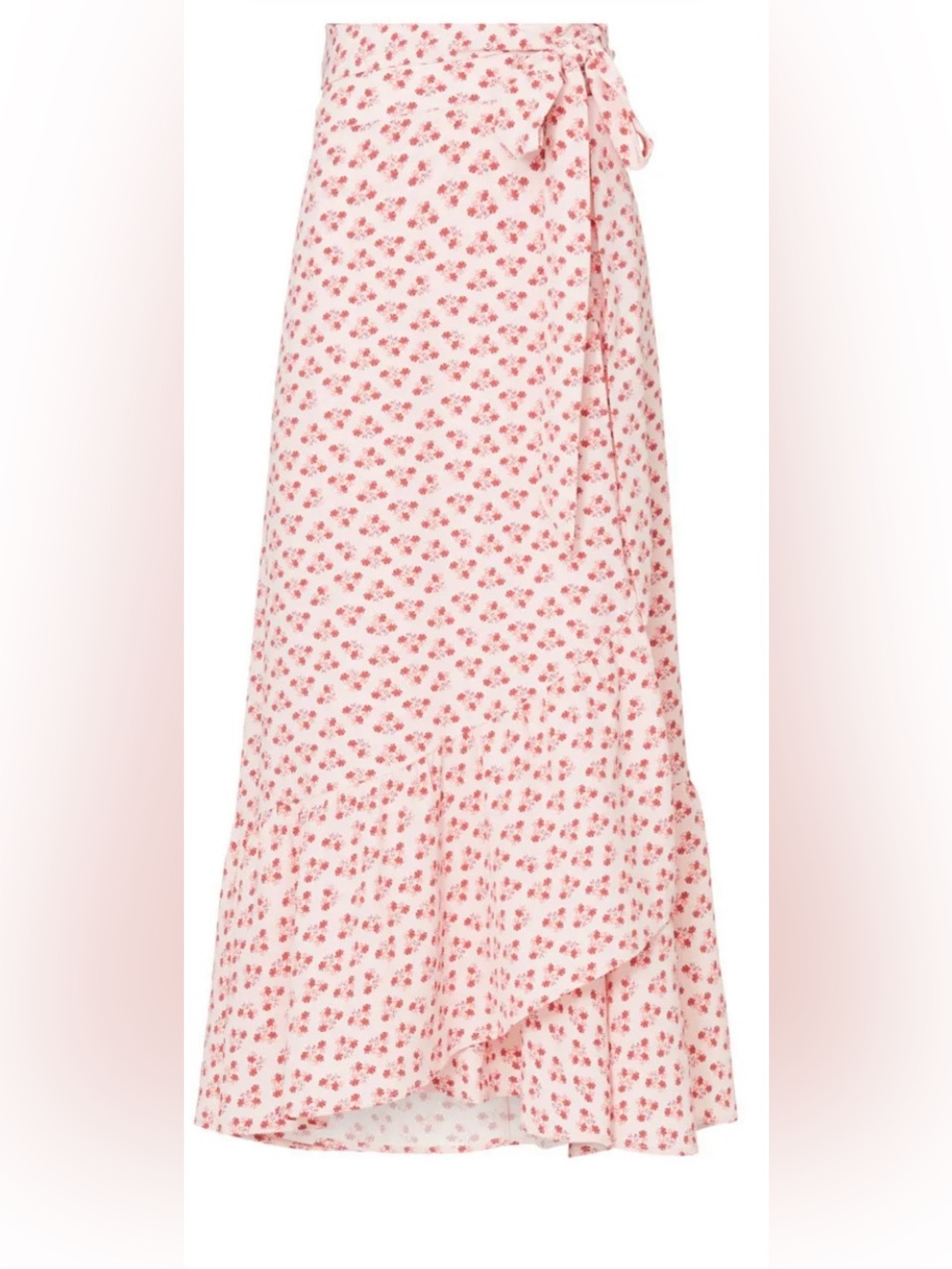 Hill House The Mirabel Women’s Pink Floral Wrap Maxi Skirt